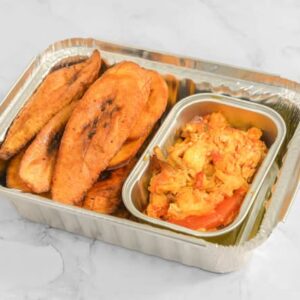 Plantains With Egg Sauce